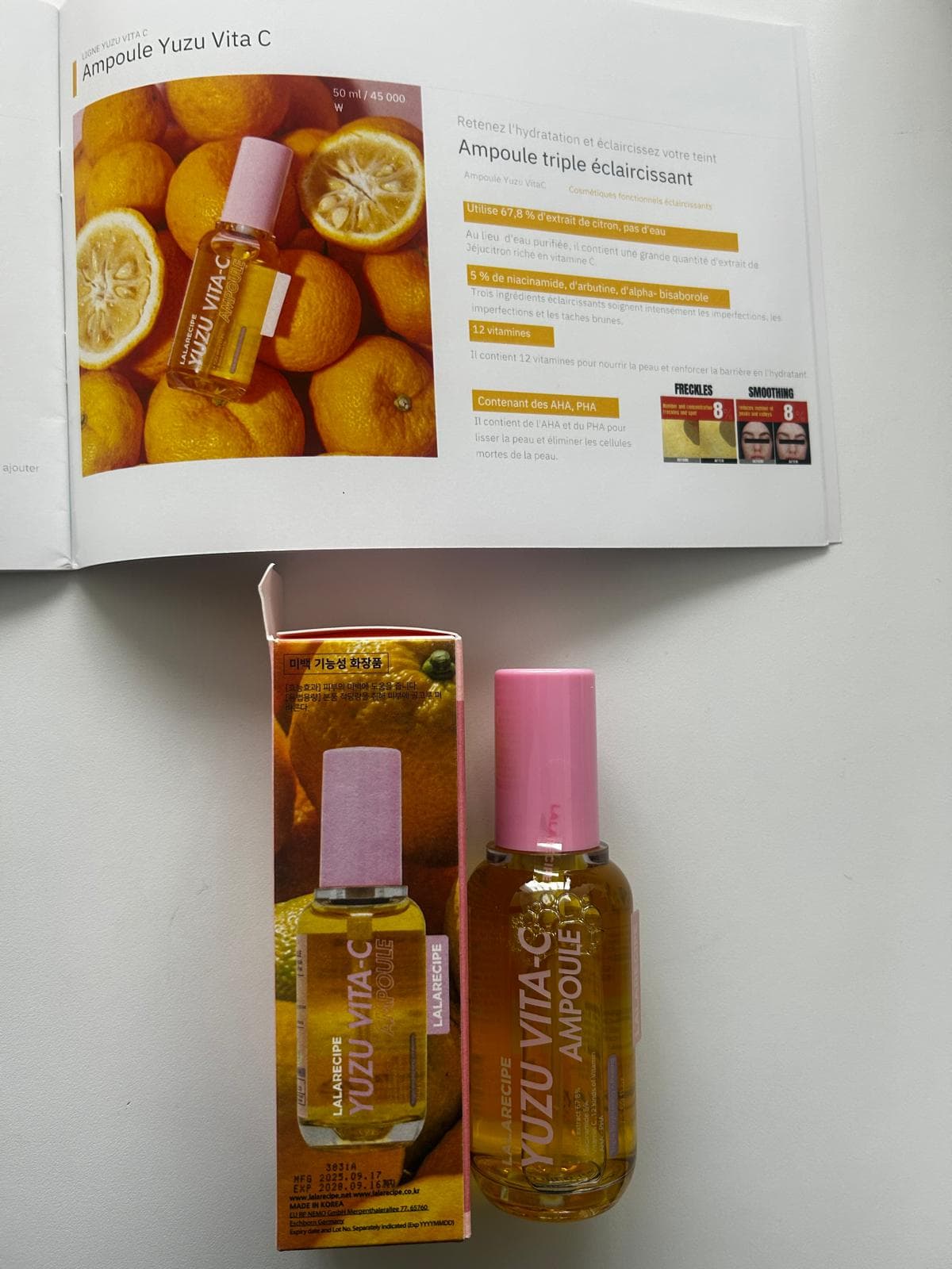 LALARECIPE Yuzu Vita-C Ampoule